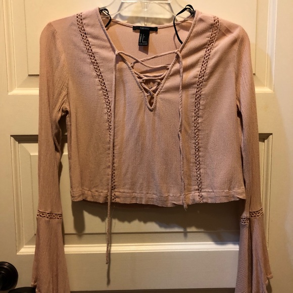 PINK PEASANT TOP - Picture 2 of 2